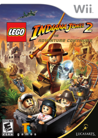 LEGO Indiana Jones 2: The Adventure Continues PAL Wii PAL box art
